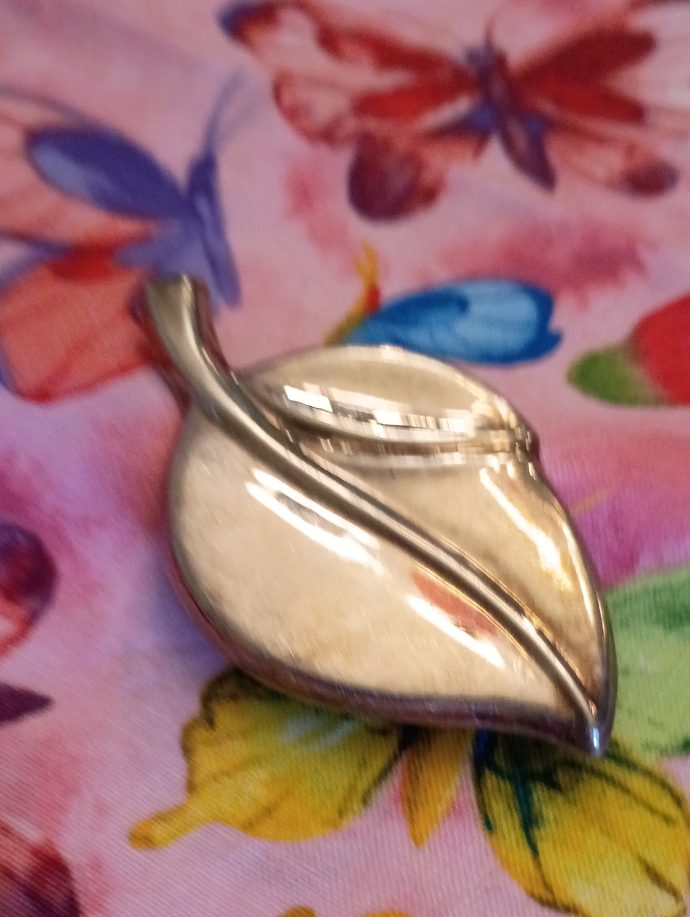 Sterling Silver Leaf Brooch Pin - Women Jewelry